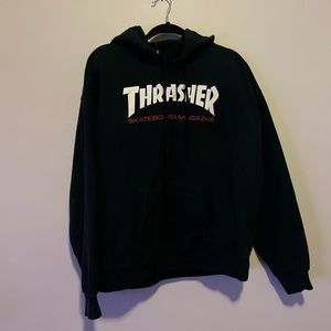 Thrasher Hoodie ( Black)